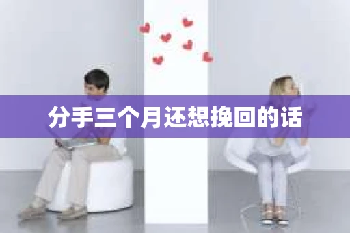 分手三个月还想挽回的话