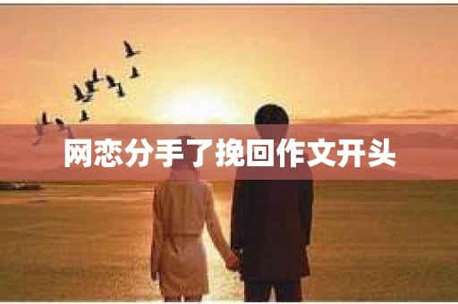 网恋分手了挽回作文开头