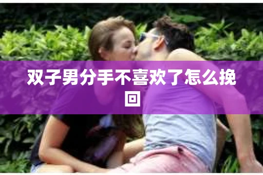 双子男分手不喜欢了怎么挽回