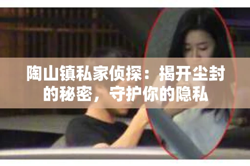 陶山镇私家侦探：揭开尘封的秘密，守护你的隐私