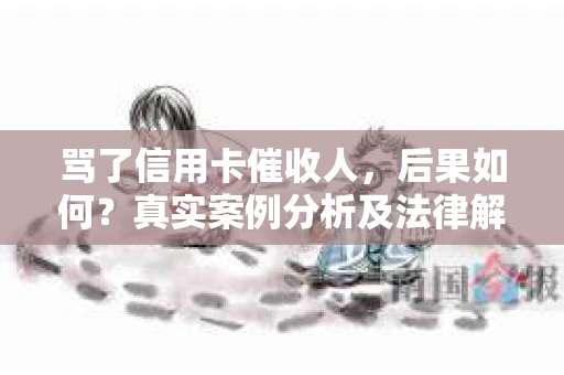 骂了信用卡催收人，后果如何？真实案例分析及法律解读