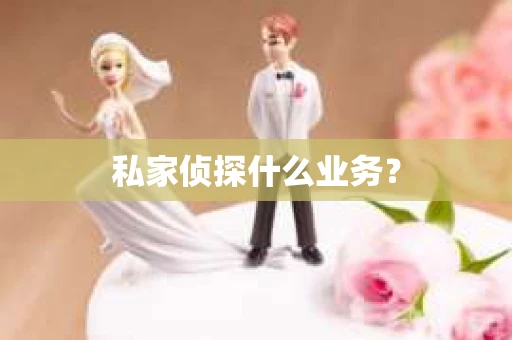 私家侦探什么业务？