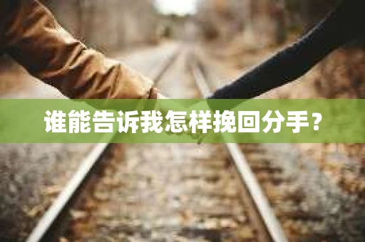 谁能告诉我怎样挽回分手？