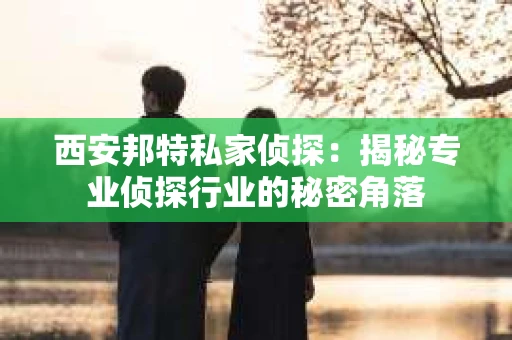 西安邦特私家侦探：揭秘专业侦探行业的秘密角落