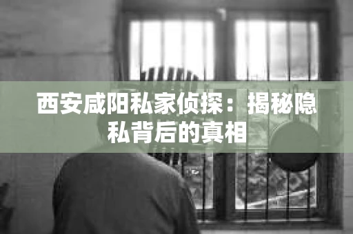 西安咸阳私家侦探：揭秘隐私背后的真相